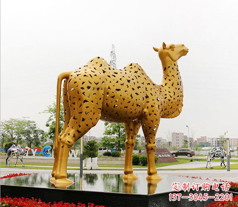 烟台中领雕塑:骆驼雕塑精美绝伦