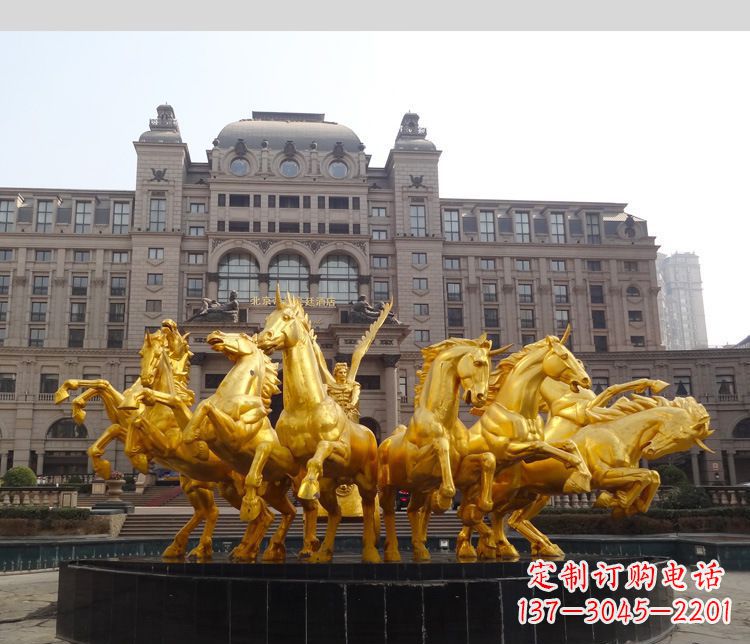 烟台马动物铜雕,令您流连忘返