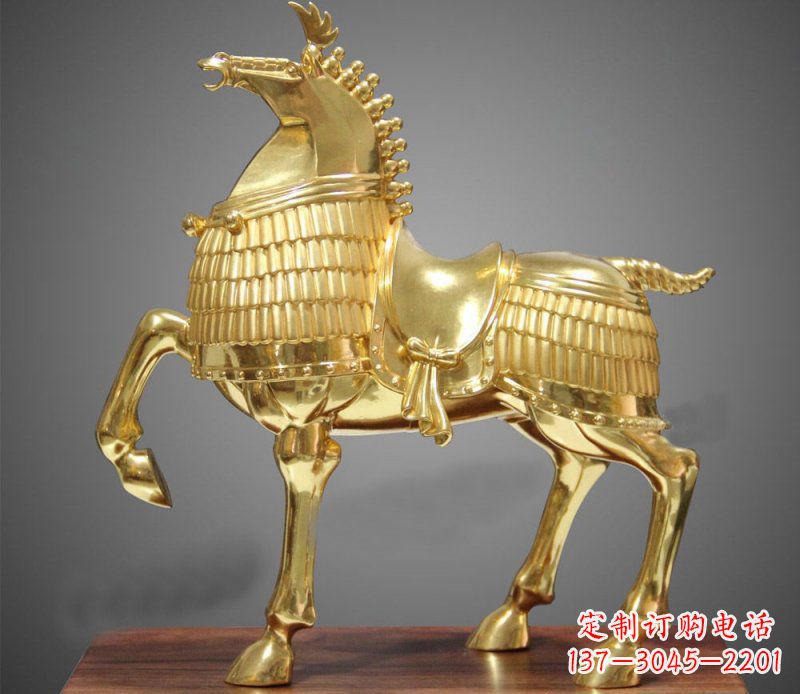 烟台马公园动物铜雕 (2)