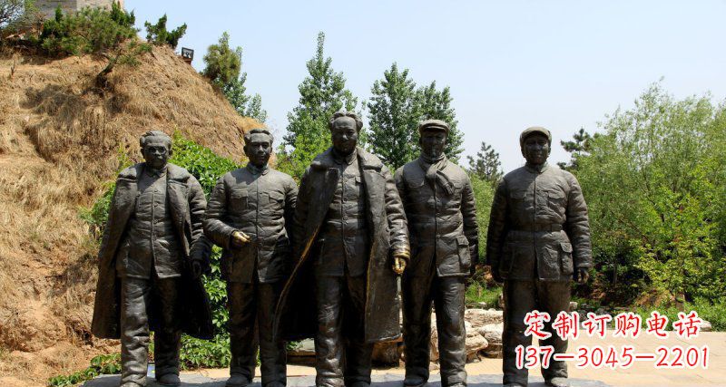 烟台传承历史,永记心间——中领雕塑毛主席人物铜雕