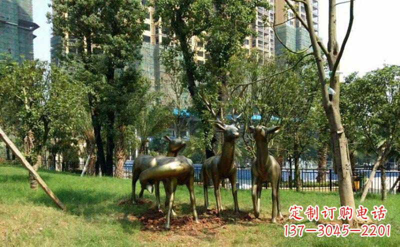 烟台青铜雕刻的梅花鹿,给您的生活带来另一种美感