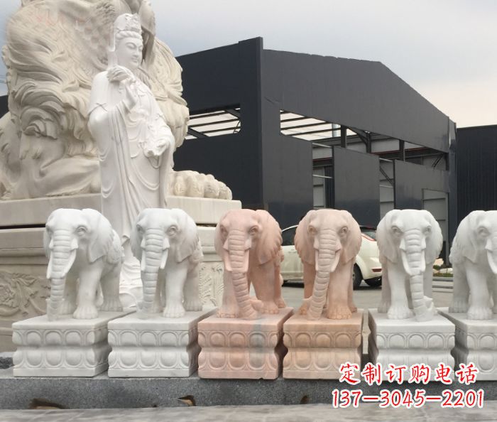 烟台中领雕塑精美大象雕塑特别之处