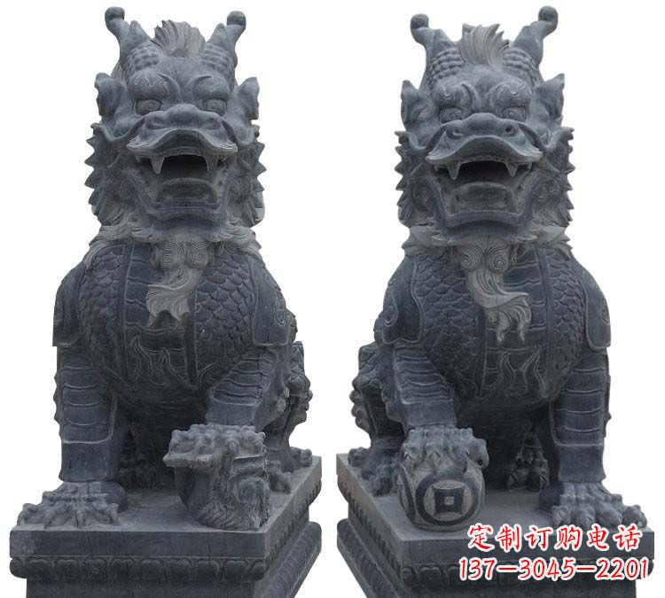 烟台传统文化精灵--石雕麒麟