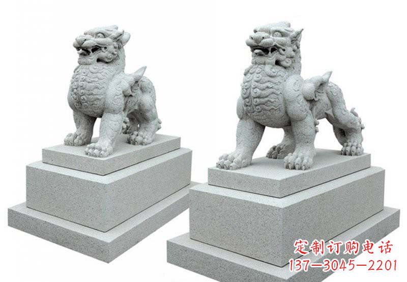 烟台中领雕塑,让你的宅邸安上财神的貔貅雕塑