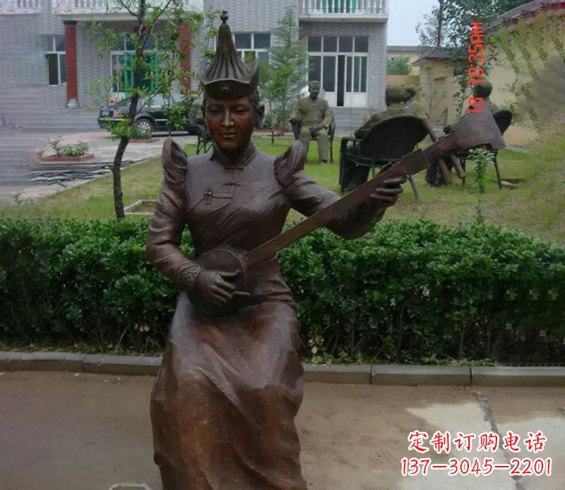 烟台中领雕塑:激发女性精神魅力的铜雕塑