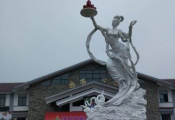 烟台中领雕塑：传承石榴仙子雕塑