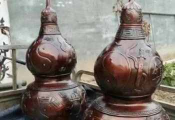 烟台葫芦雕塑，精致艺术佳作