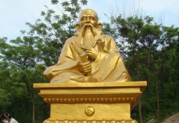 烟台拥有传统文化精髓的老子铜雕