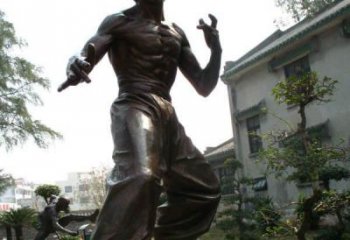烟台专业定制李小龙铜雕
