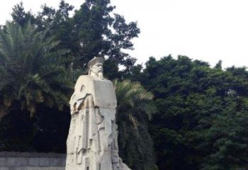 烟台林则徐石雕塑，融合古典韵味与现代气息
