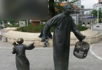 烟台中领雕塑：铸造艺术，传承美好，给你精致精美的儿童铜雕