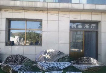 烟台镂空不锈钢树叶雕塑