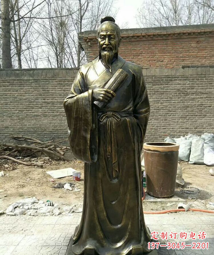 烟台领雕塑:以张仲景铜雕为典范的传统工艺