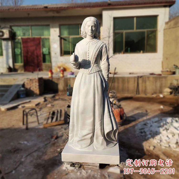 烟台南丁格尔大理石雕像,悠久传承