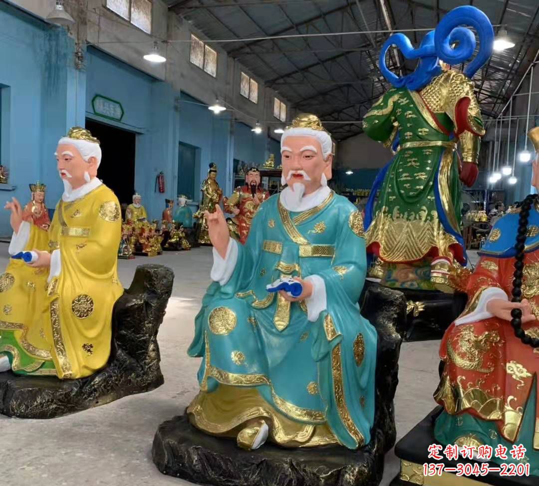 烟台南斗北斗玻璃钢彩绘佛像雕塑