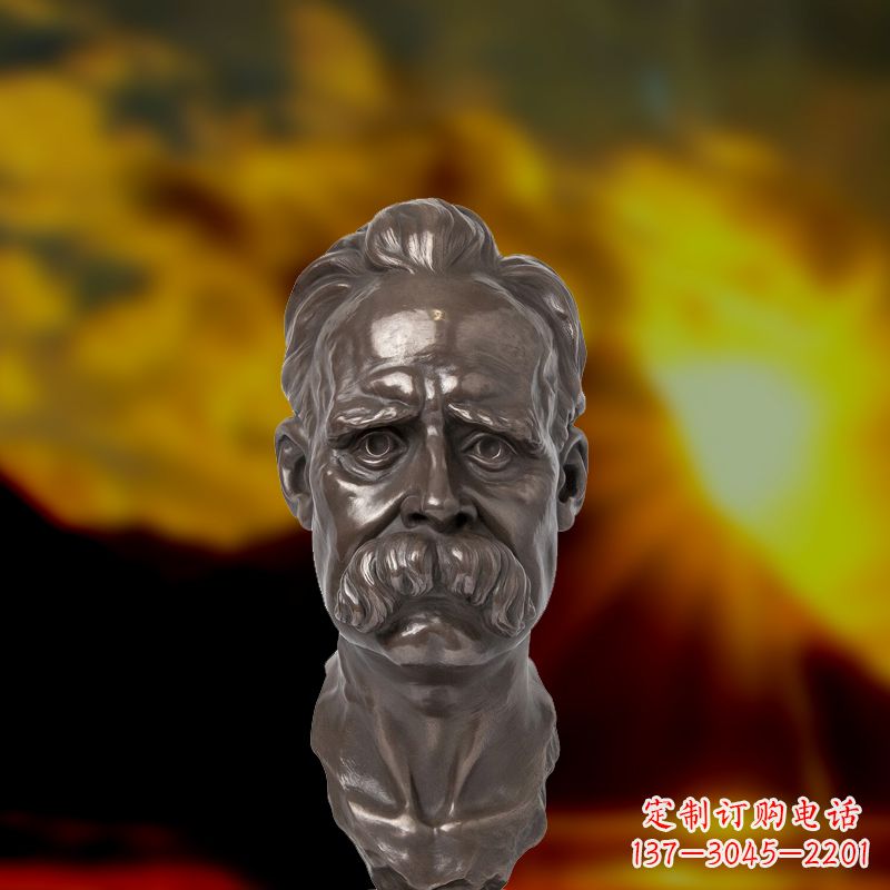 烟台尊贵的尼采铜雕头像