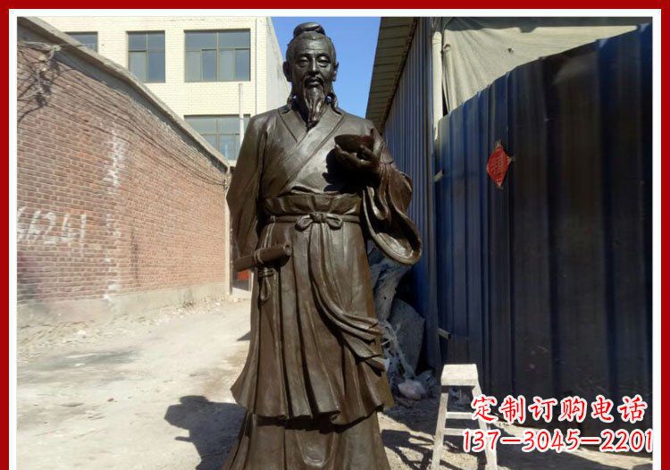 烟台中领雕塑的精品杜康铜雕将传统文化与现代工…