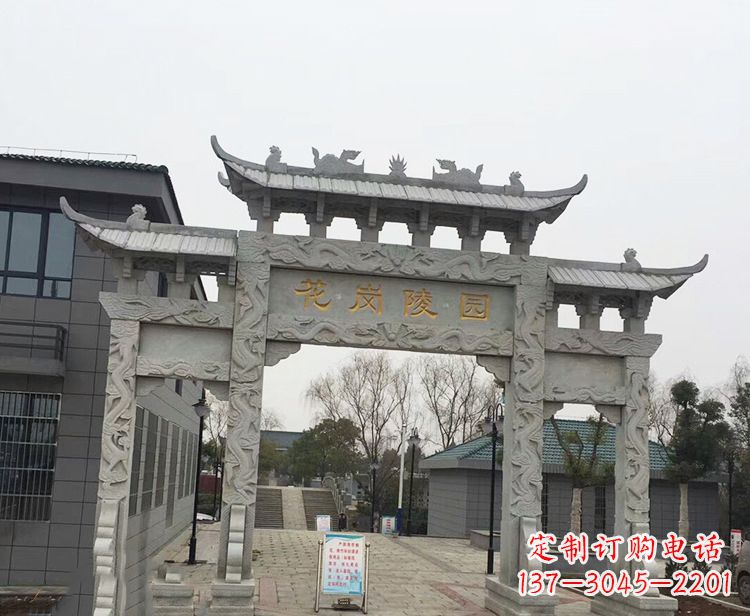 烟台牌楼石雕