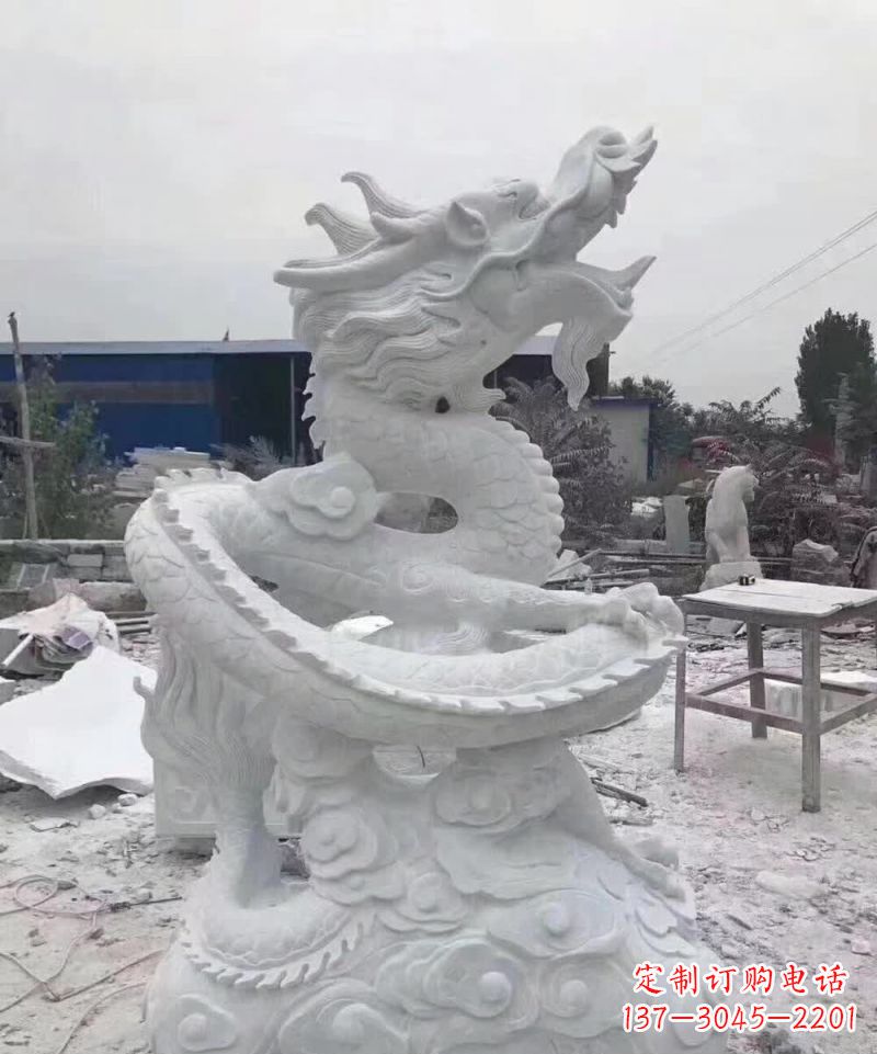烟台特色盘龙景观石雕,品质超凡的艺术杰作