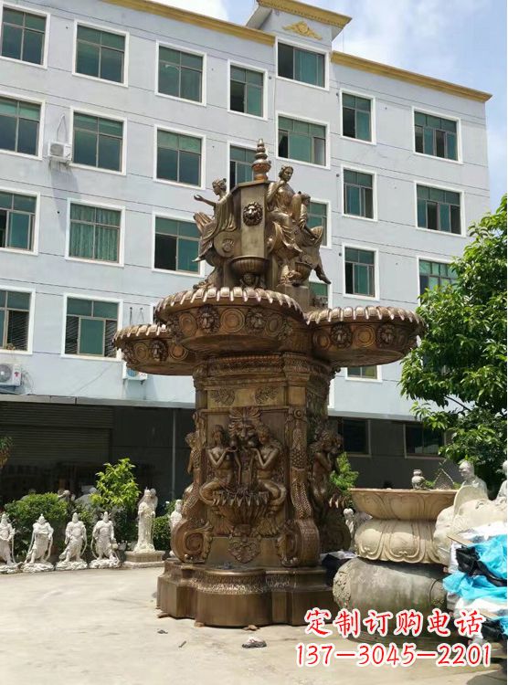 烟台喷泉铸铜雕塑