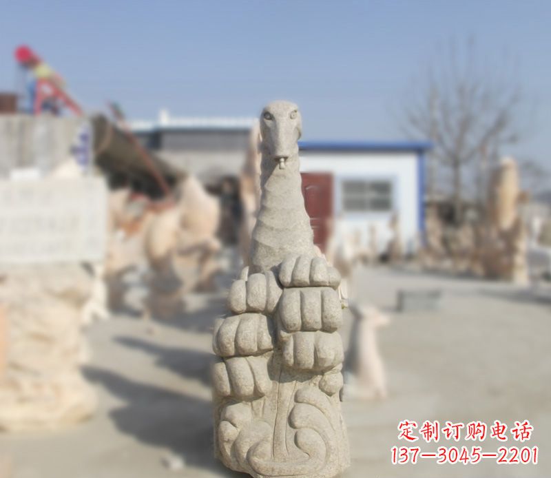 烟台喷水海马雕塑