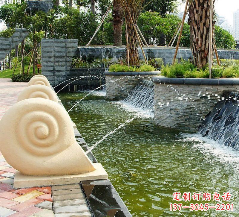 烟台蜗牛石雕塑|带你走进自然的美丽