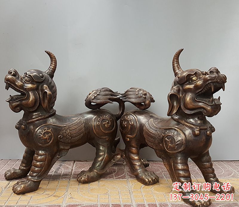 烟台传统工艺:貔貅雕塑