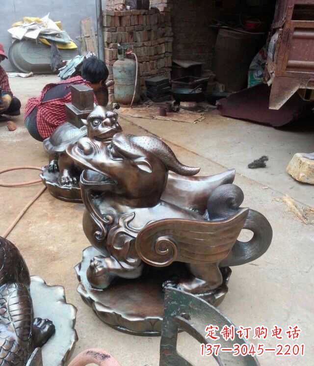 烟台中领雕塑貔貅铜雕高雅非凡