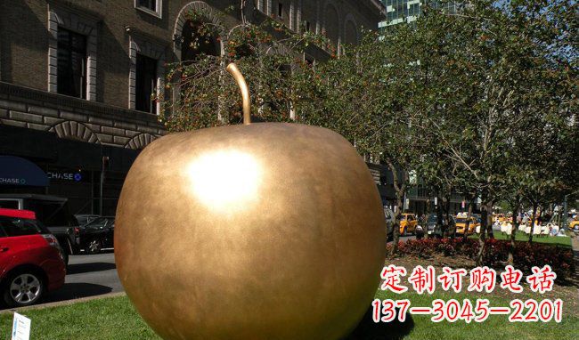 烟台苹果城市景观铜雕,精致绝美!