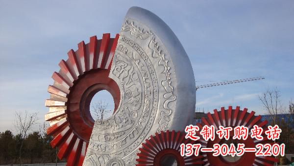 烟台中领雕塑:螺旋雕塑,优雅静谧的力量