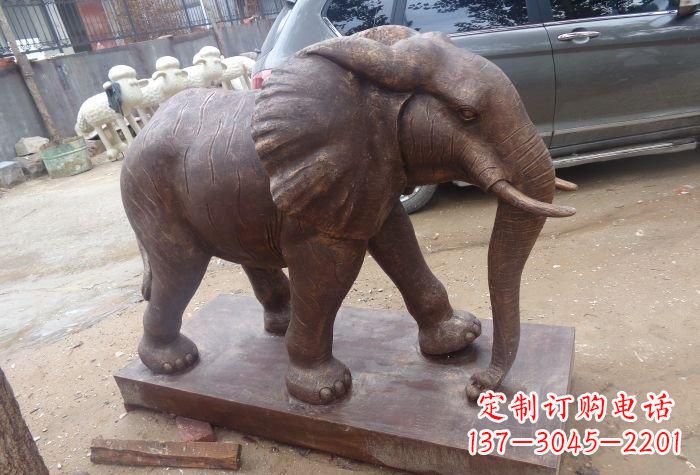 烟台企业大象铜雕