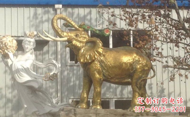 烟台铜质大象雕塑,令人惊叹的精湛工艺