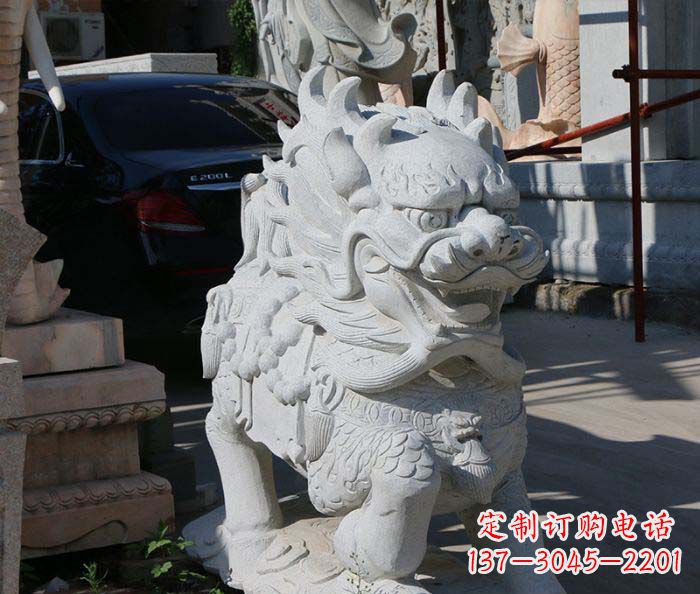 烟台精致的麒麟雕塑,艺术之美绽放世间