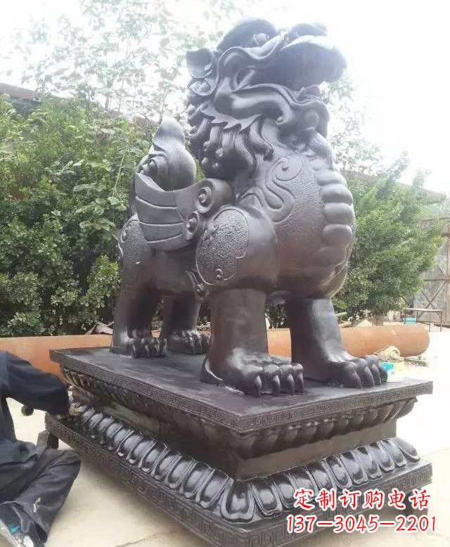 烟台打造传统艺术象征——精美貔貅雕塑