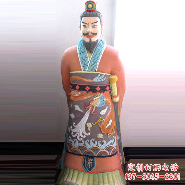 烟台中国领先的秦始皇钢玻璃雕塑