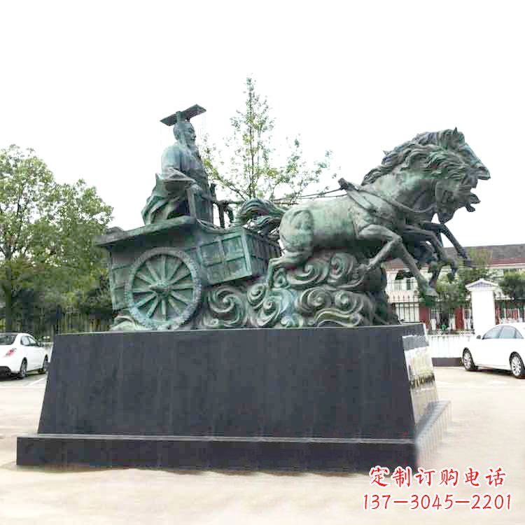烟台秦始皇雕塑,震撼历史魅力