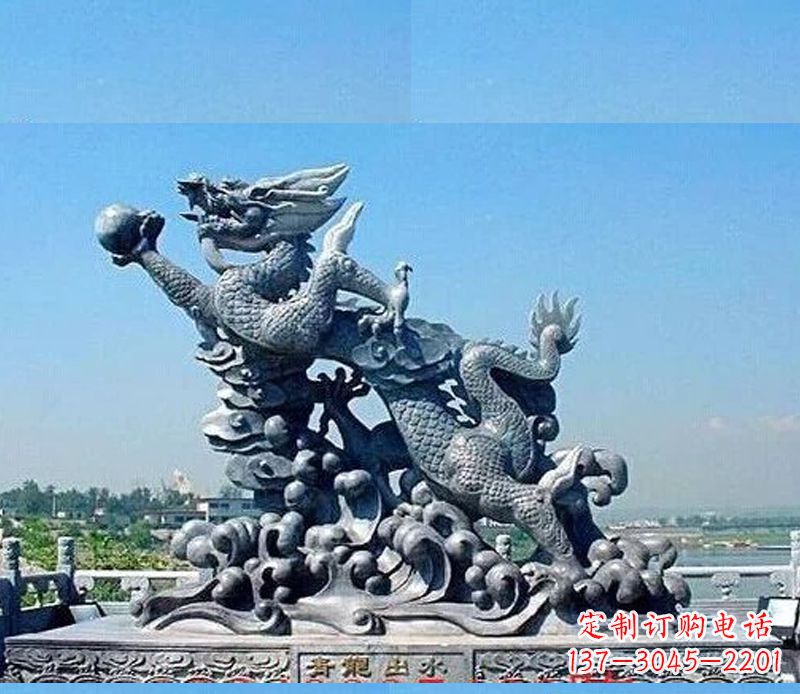 烟台青龙出水景观石雕