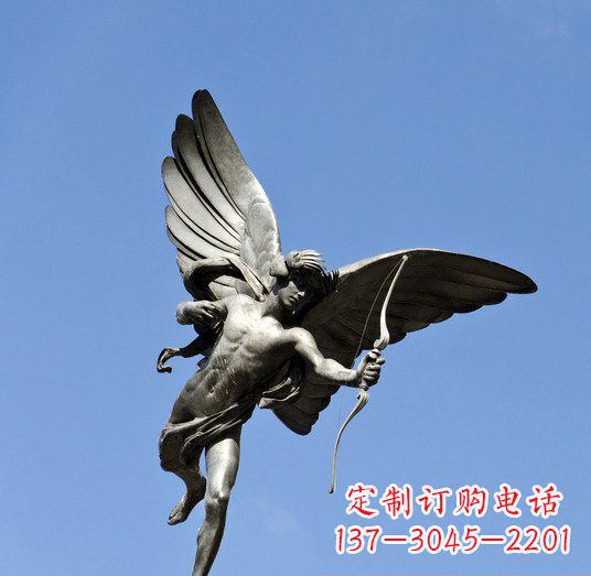 烟台拥有传奇色彩的丘比特铜雕塑