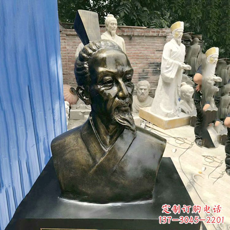 烟台屈原雕塑仿铜头像,让您享受美好的艺术之美