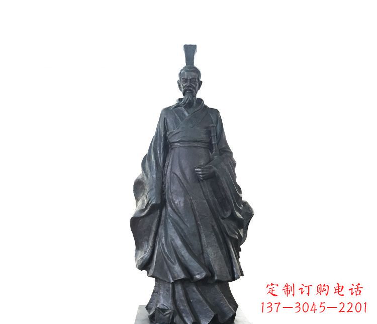 烟台精美绝伦的屈原雕塑