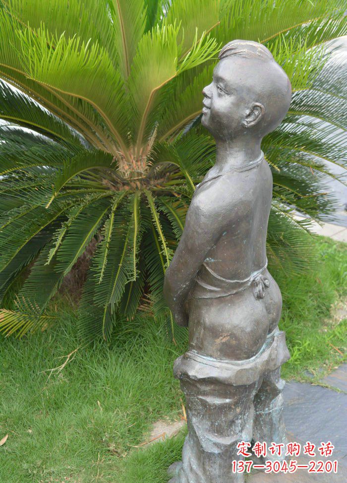 烟台中领雕塑:呈现活力少年心情的雕塑