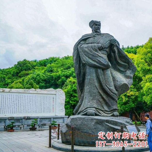 烟台汇聚历史荣光——中领雕塑诸葛亮雕塑