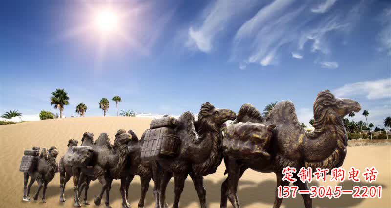 烟台中领雕塑沙漠骆驼铜雕制作工艺与定制标准