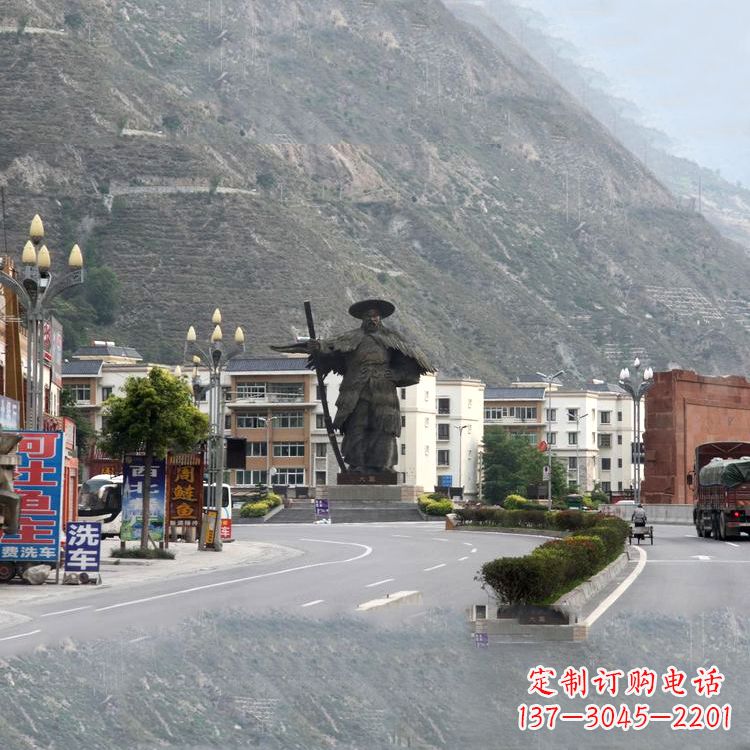 烟台唯美雕塑--大禹城市街道景观雕像