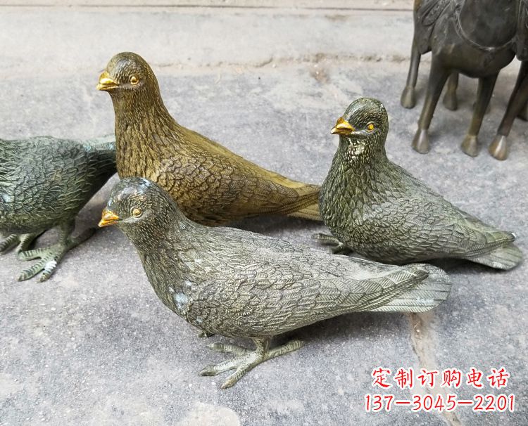 烟台少女与和平鸽雕塑东北