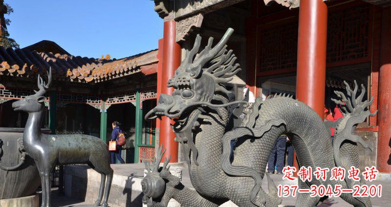烟台神龙青铜神兽铜雕