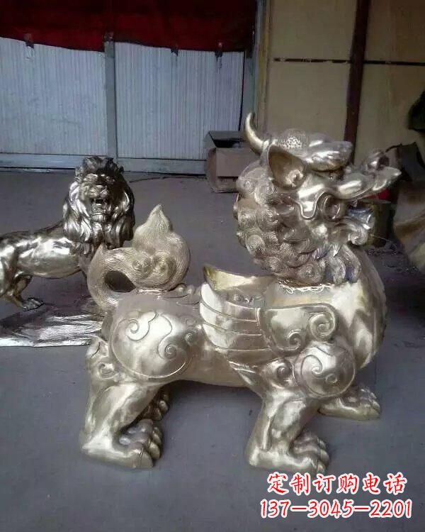烟台神兽貔貅铜雕