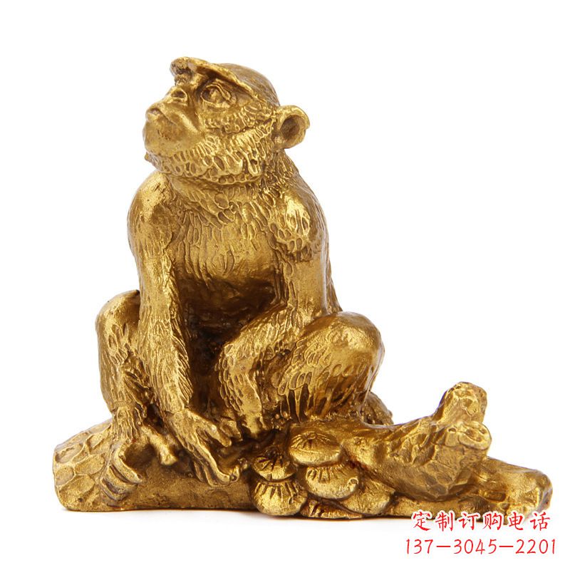 烟台铸铜鎏金动物雕塑,给家居添彩