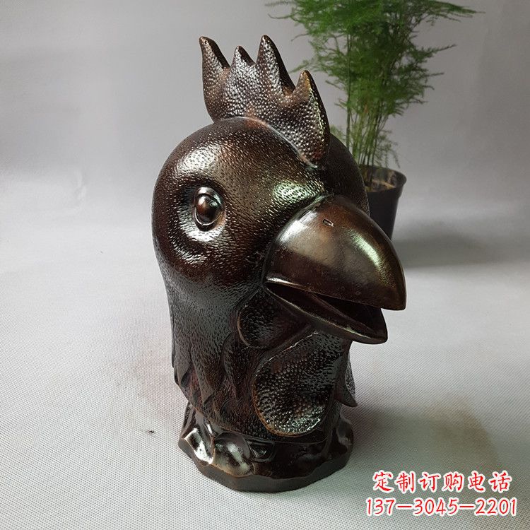烟台中领雕塑,铸造生肖铜雕塑