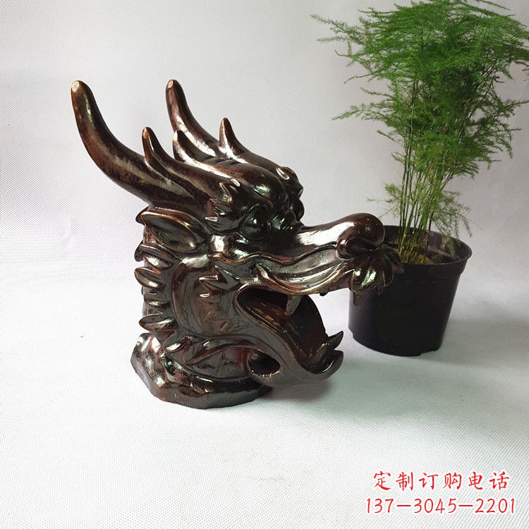 烟台生肖龙铸铜兽首